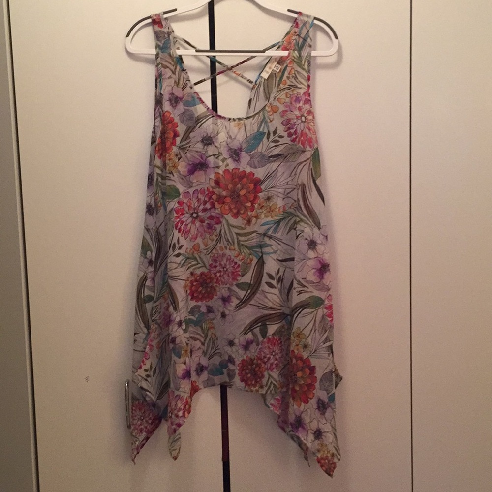 Translucent Floral Francesca’s Dress